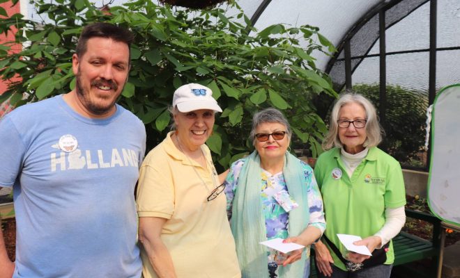 Volunteers at Butterfly House