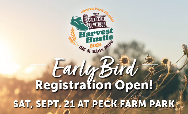 Harvest Hustle 2024 Registration Open \ Sept. 21 at Peck Farm Park